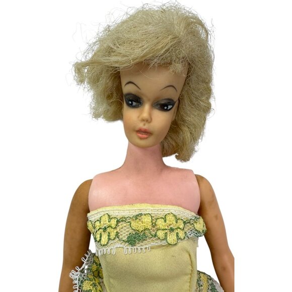 Vintage 1960s Eegee Miss Babette Barbie Clone Blonde Fashion Doll Neck Marked EG - Picture 1 of 16